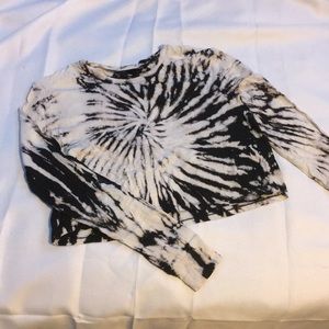 Tie die crop top